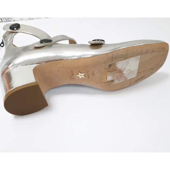 Dior D-Doll Laminated Leather Mary Jane Pumps - Size 40 - Picture 5 of 13